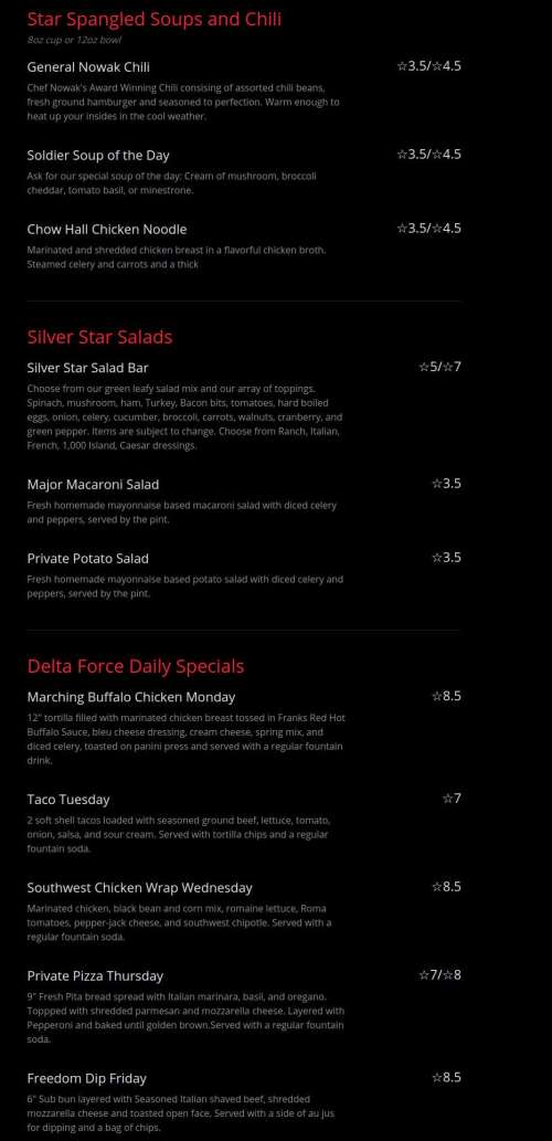 Airborne Burritos menu in Hudsonville, Michigan, USA