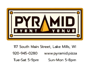 Pyramid Event Menu Menu for Pyramid Event Venue in Lake Mills, WI | Sirved