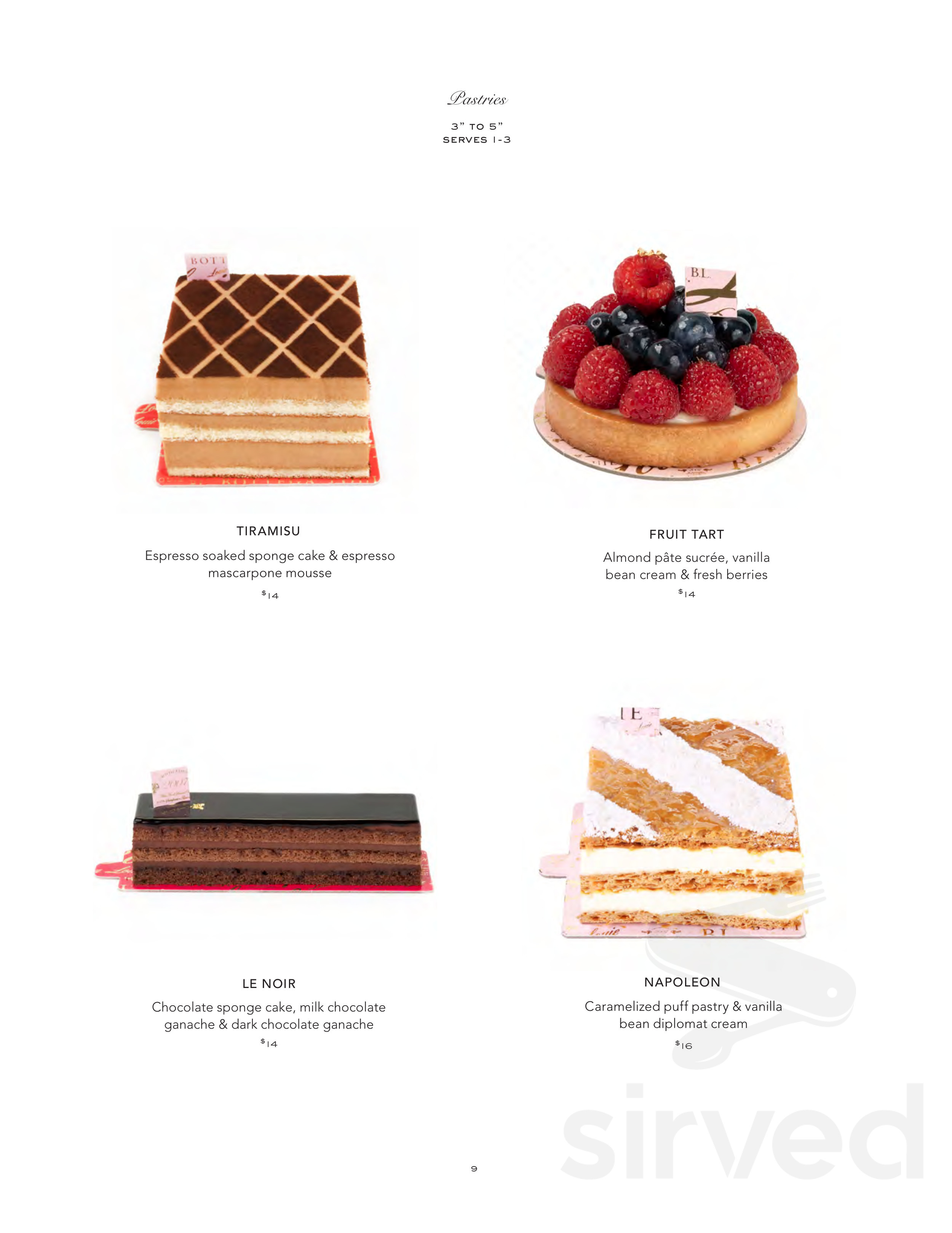 Bottega Louie Menu In Los Angeles California Usa