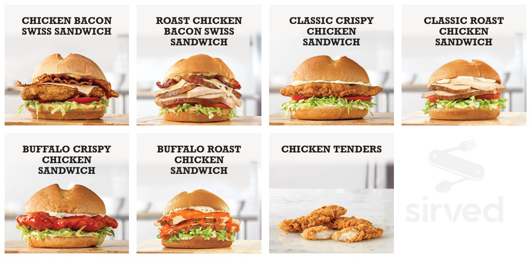 Arby's menu in Virginia, Minnesota