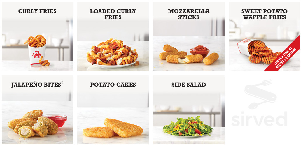 Arby's menu in Virginia, Minnesota