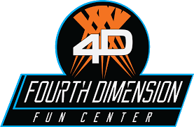 Fourth Dimension Fun Center Logo in Frederick, Maryland
