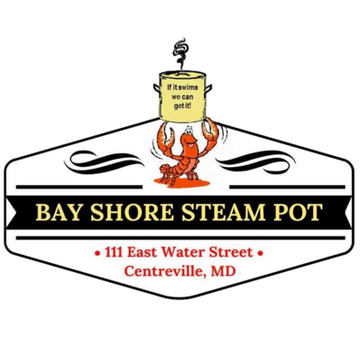 Bay Shore Steam Pot Logo in Centreville, Maryland