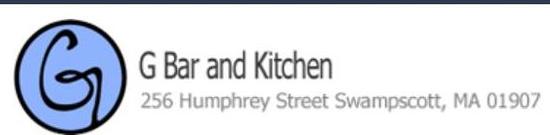 Menu for G Bar and Kitchen in Swampscott, MA | Sirved