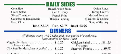 Dew Drop Menu Menu for Dew Drop Inn Restaurant in Mobile, AL | Sirved