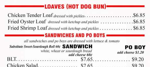 Dew Drop Menu Menu for Dew Drop Inn Restaurant in Mobile, AL | Sirved