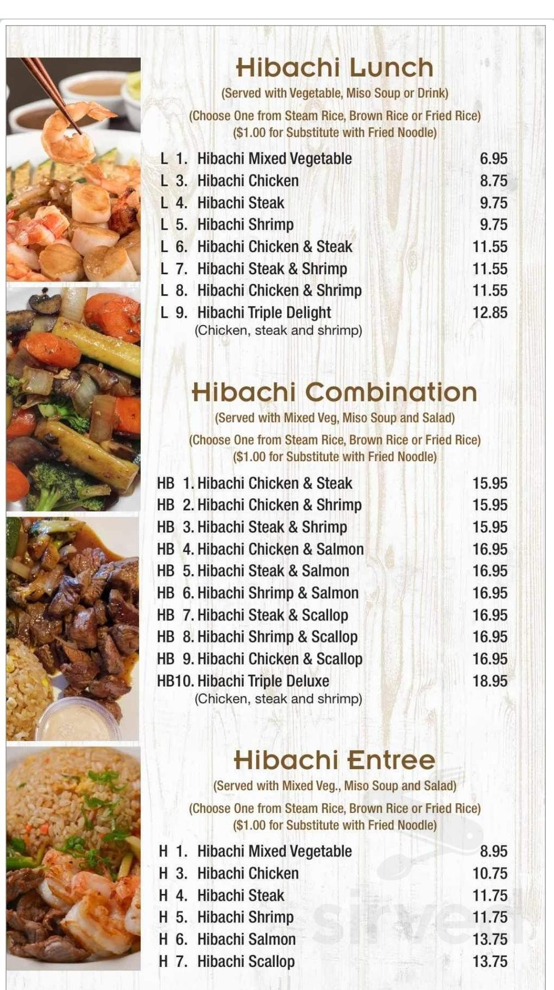 Poke City menu in Hammond, Louisiana, USA