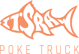 It's Raw Poke Truck Logo in San Diego, California