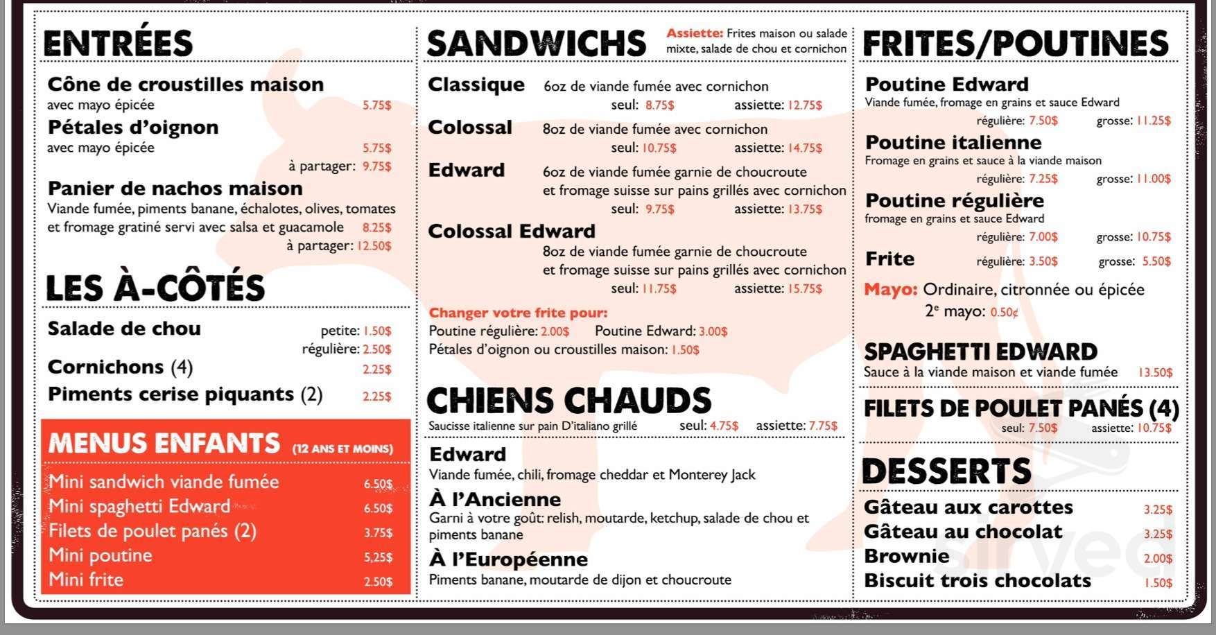 edward-smoked-meat-menus-in-boucherville-quebec-canada