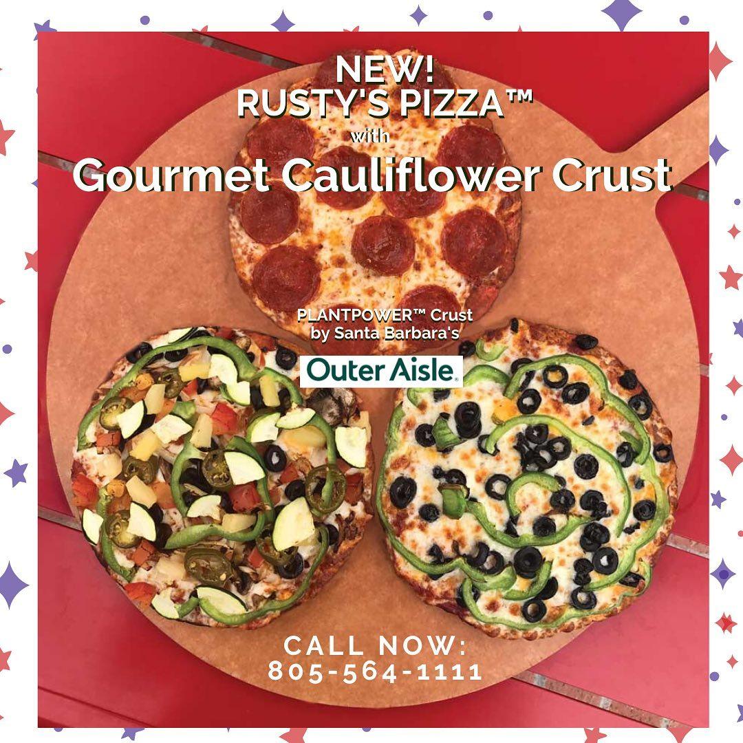 Menu for Rusty's Pizza Parlor in Santa Barbara, California, United States