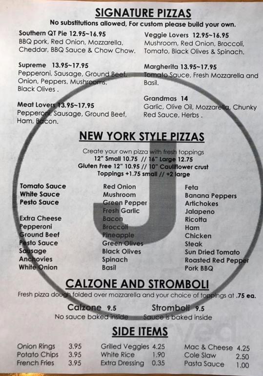 Junction 70 Menu Menu - Mebane NC's Junction on 70 | Sirved