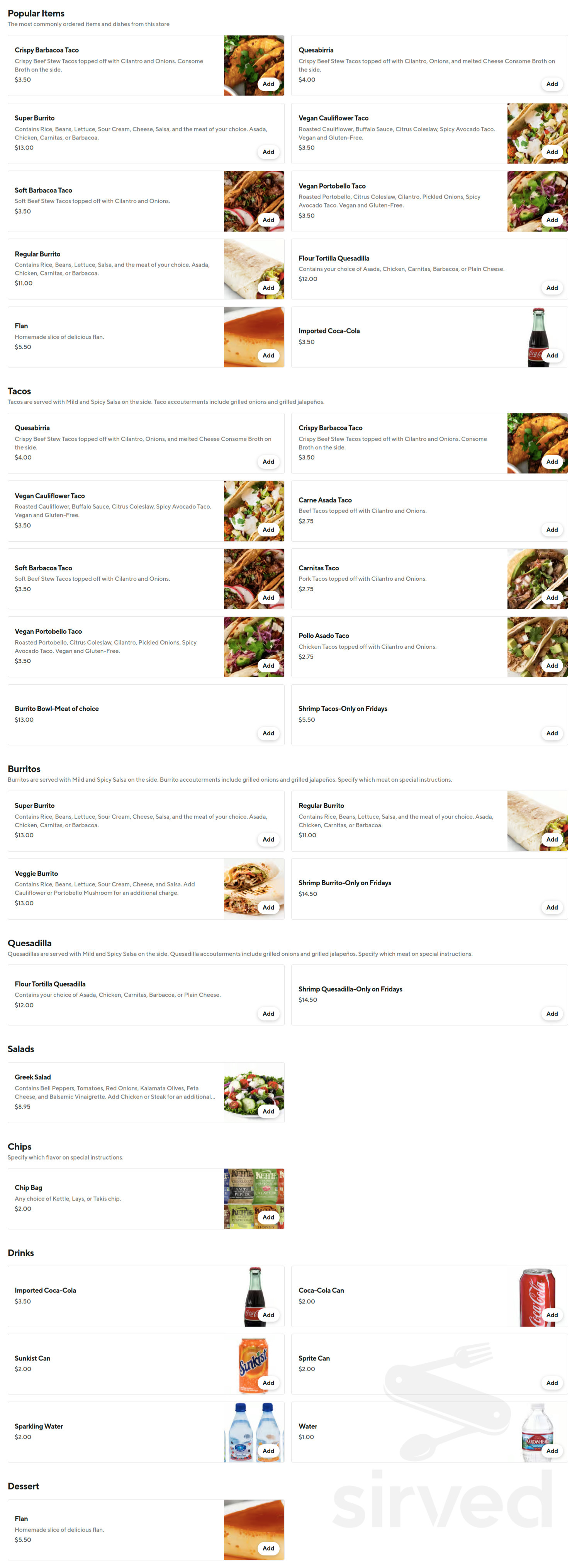 Daniel's kitchen menu in Redwood City, California, USA