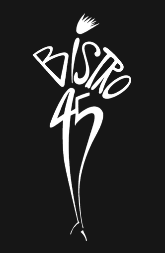 Bistro 45 Logo in Pasadena, California