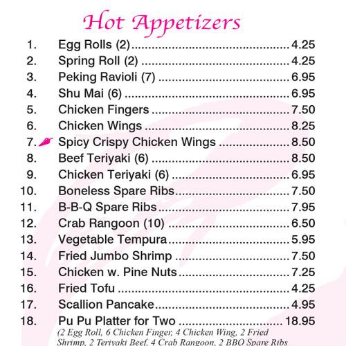 Bamboo Garden menu in West Boylston, Massachusetts, USA