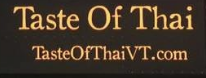 Taste of Thai Logo in Brattleboro, Vermont