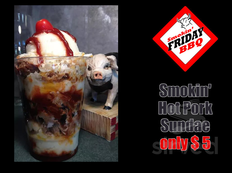 Smokin Friday BBQ menu in Roseburg, Oregon, USA