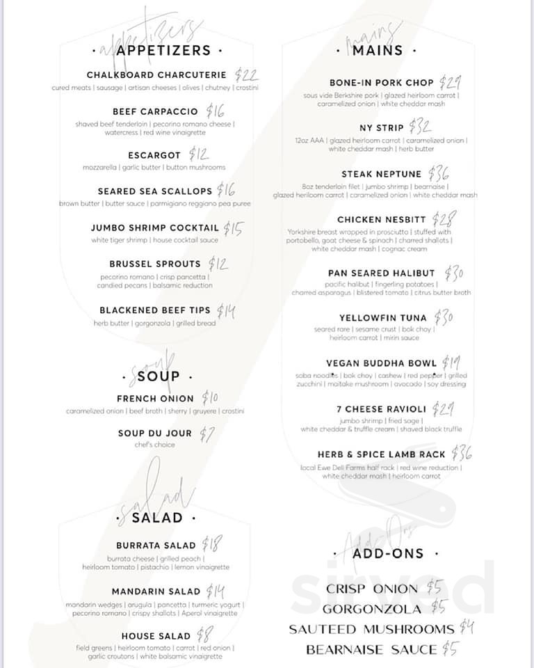 Pepper Cat menu in Amherstburg, Ontario, Canada