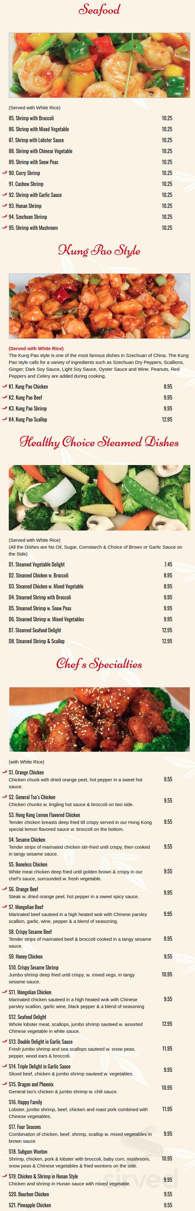 Number One Kitchen menus in Seville, Ohio, United States