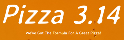 Pizza 3.14 Logo in Cambridge City, Indiana