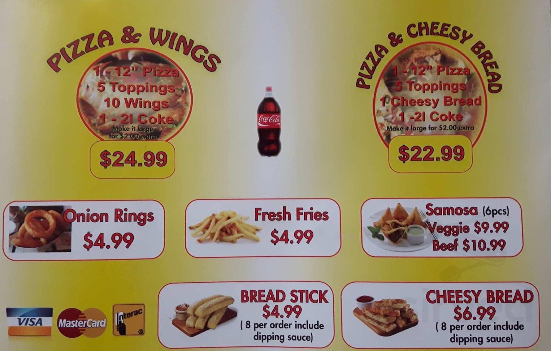 A1 Pizza Redcliff menus in Redcliff, Alberta, Canada