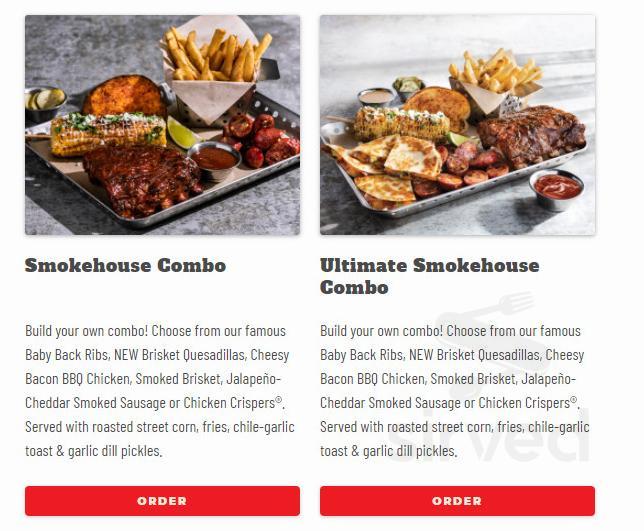 Chili's Grill & Bar menu in Lafayette, Louisiana, USA