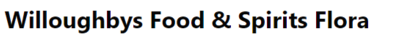 Willoughby Foods & Spirits Logo in Flora, Indiana