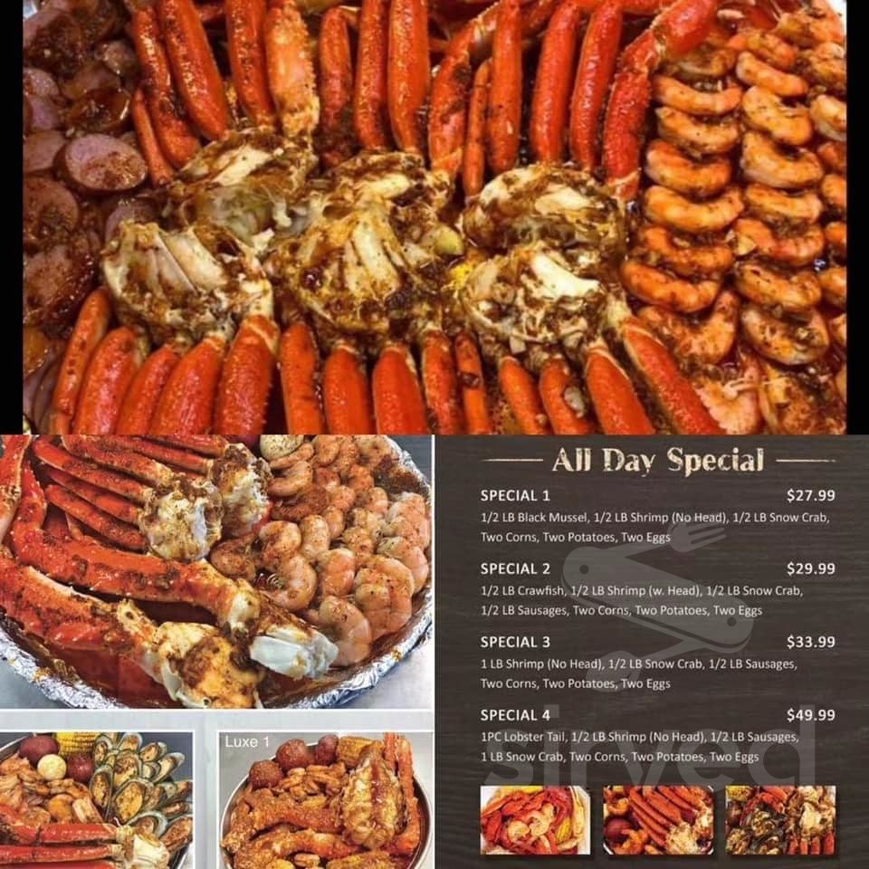 Menu Warner Robins GA's Tasty Crab House Sirved