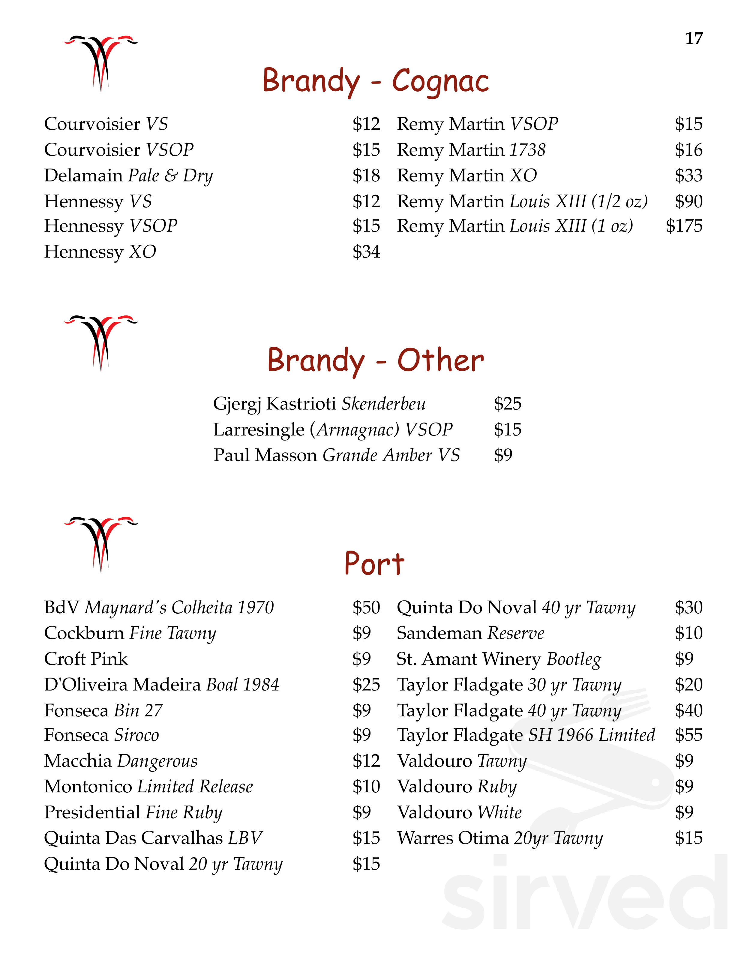 La Foresta Restaurant menu in Killingworth, Connecticut
