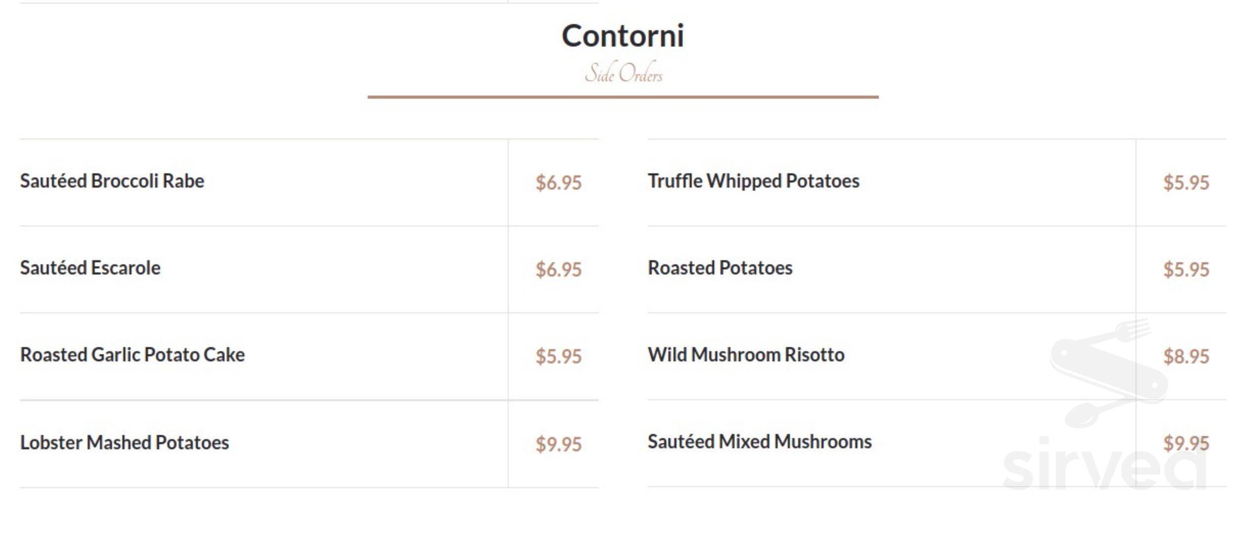 La Foresta Restaurant menu in Killingworth, Connecticut