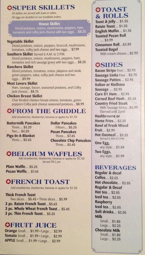 Quad Cities USA Family Restaurant menu in Moline, Illinois, USA
