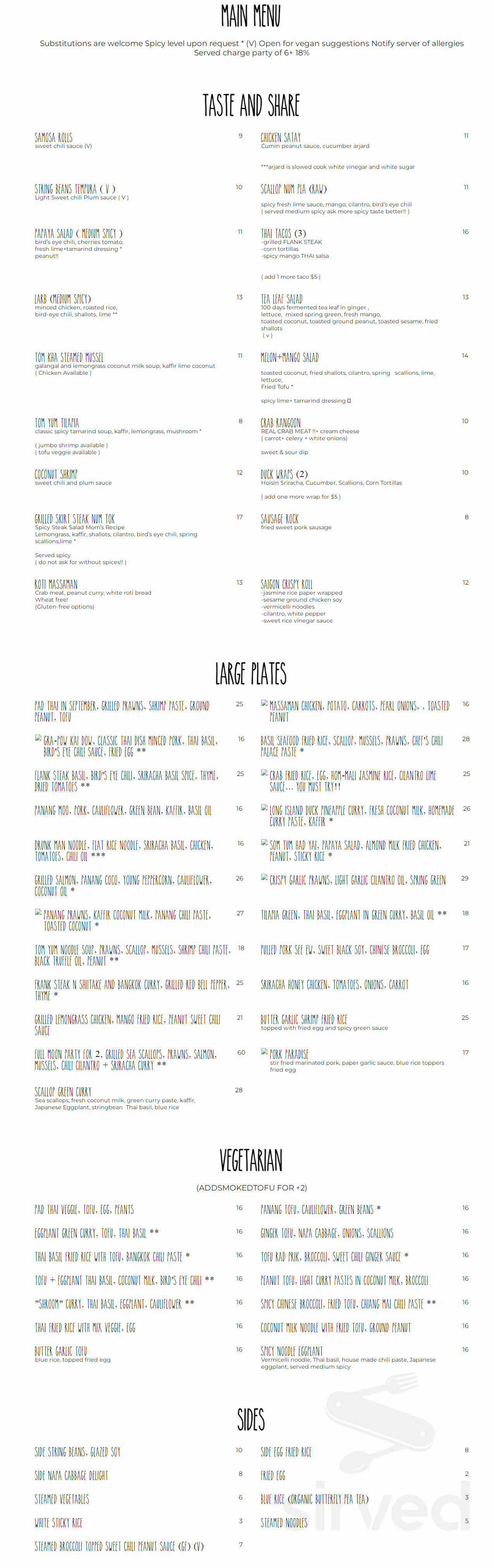 September in bangkok menus in new haven connecticut united states