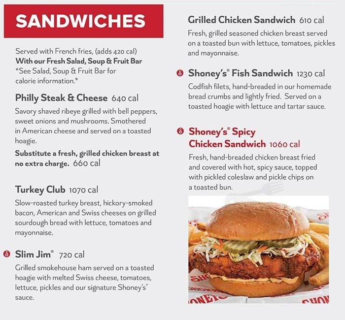 Shoney's - Alcoa menus in Alcoa, Tennessee, United States