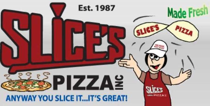 Slice's Pizza β’ Logo in Winnipeg, Manitoba