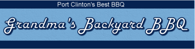 Grandma's Backyard BBQ Logo in Port Clinton, Ohio