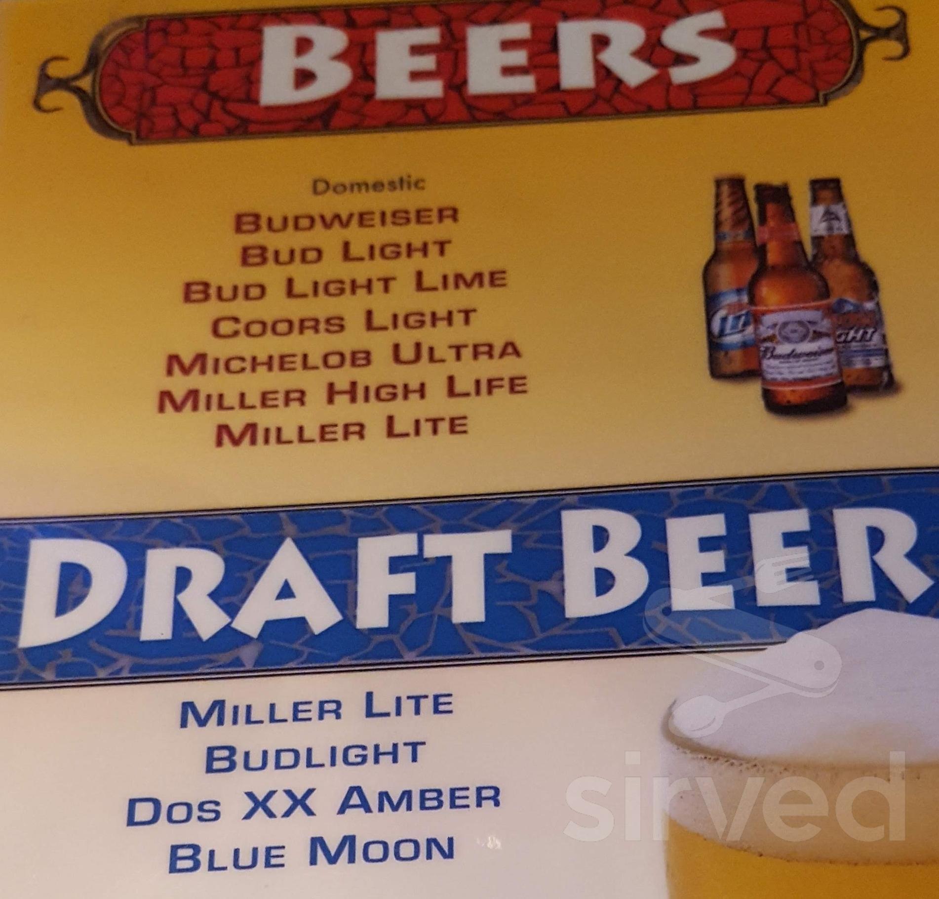 Papitos Mexican Grill menu in Jacksonville, Arkansas, USA