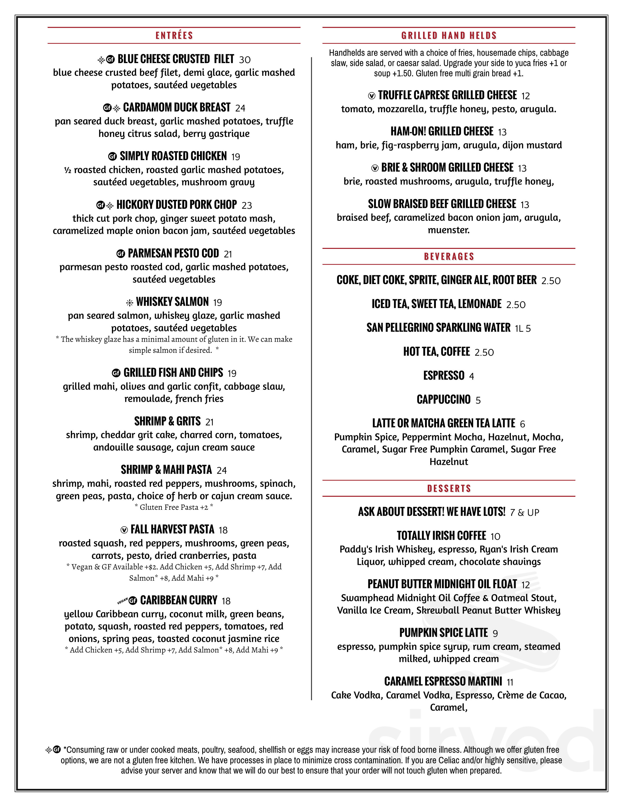 Wallace's at the Greenhouse menus in Homosassa, Florida, United States