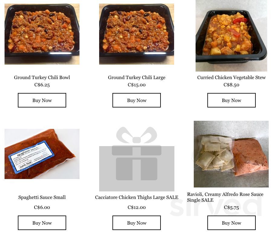 Batch Food menu in Langley Twp, British Columbia