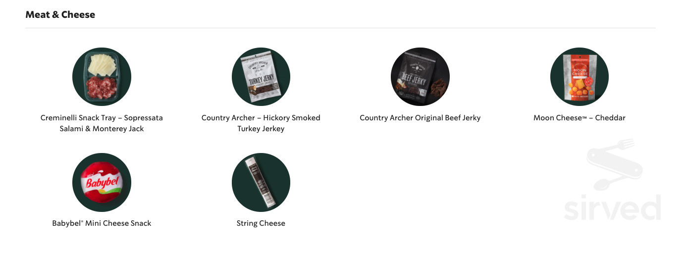 Starbucks menu in Toronto, Ontario