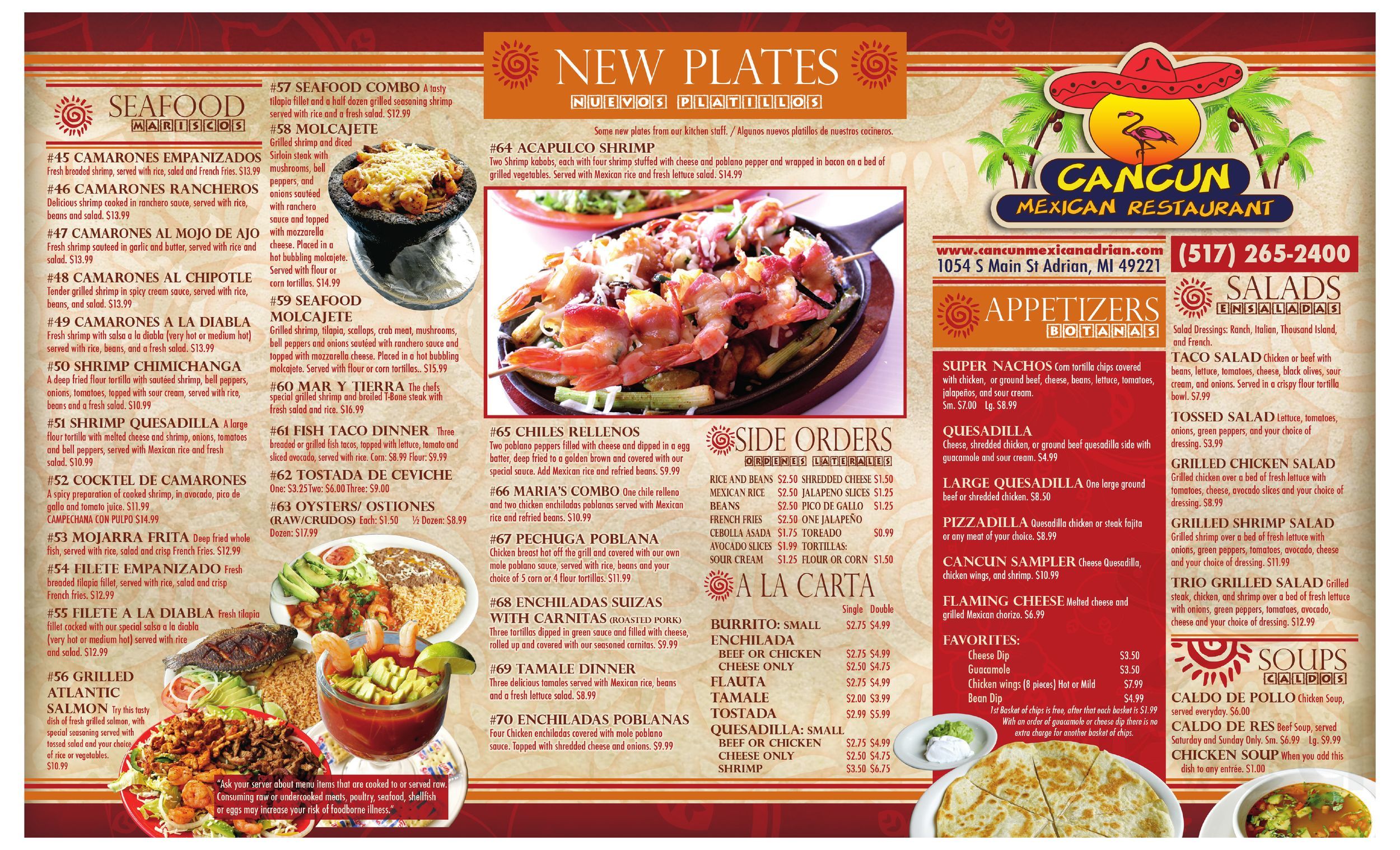 cancun-mexican-restaurant-menu-in-adrian-michigan-usa