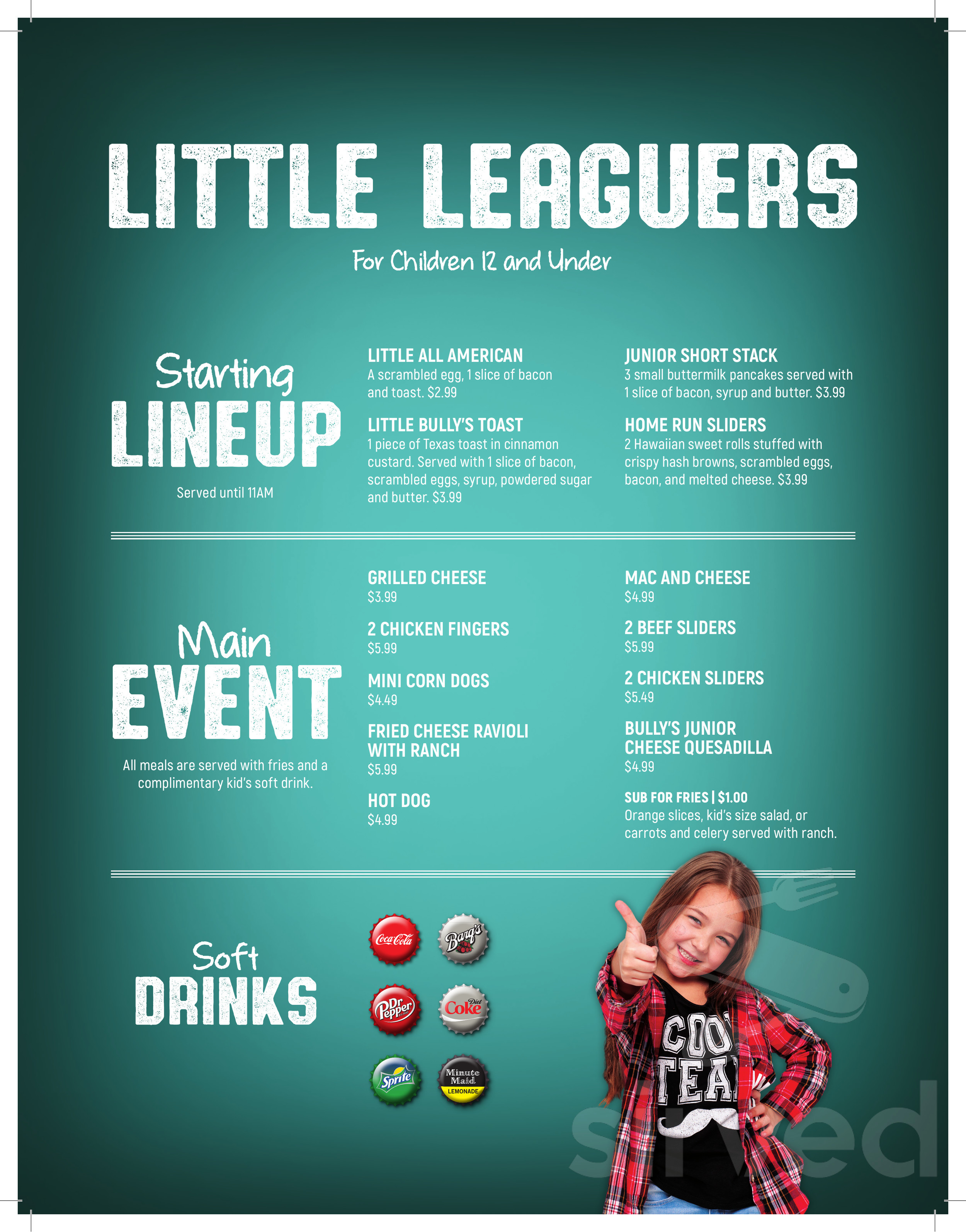 Bully's Reno Bully's Sports Bar & Grill Menu - Reno, Nevada | Sirved