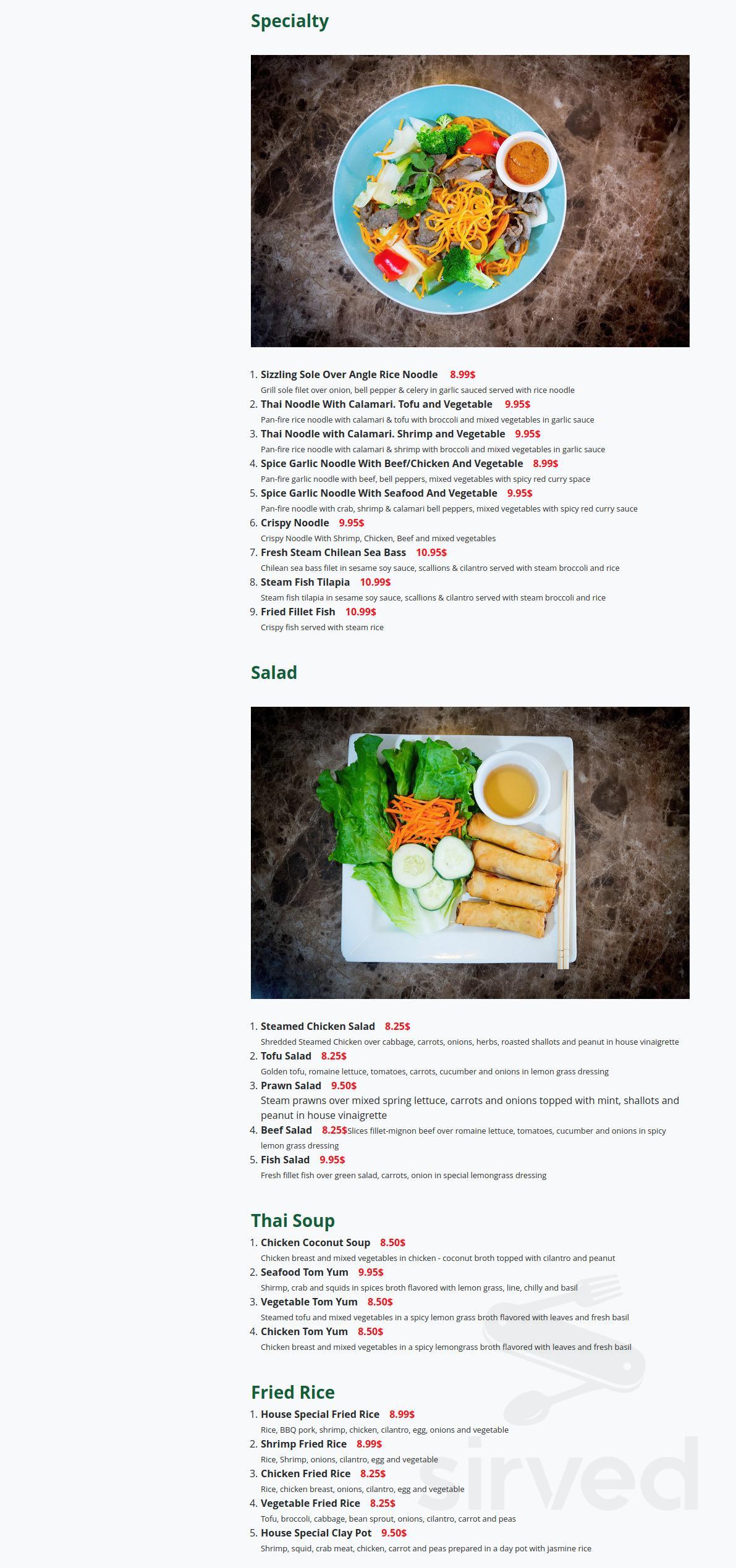 Pho Noodle House menu in Placentia, California