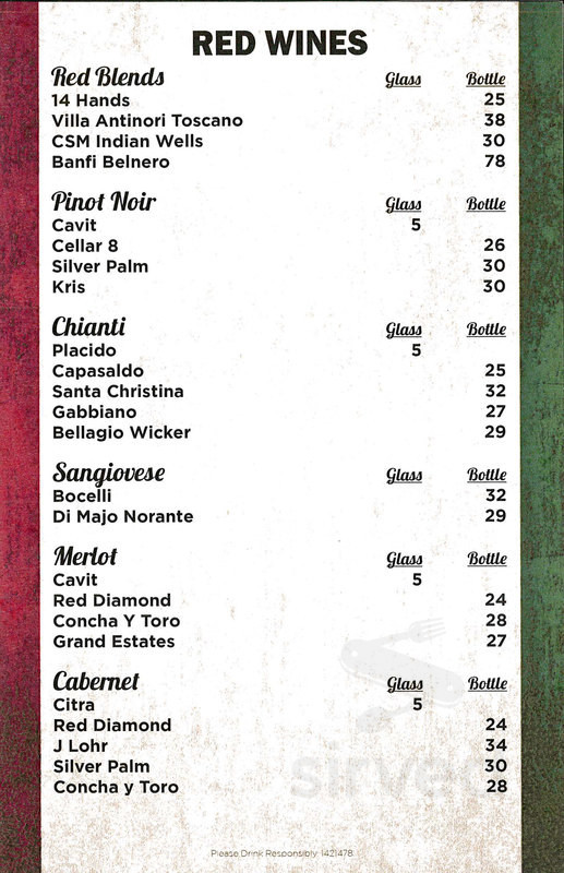 Napoli's S. 48th menus in Lincoln, Nebraska, United States