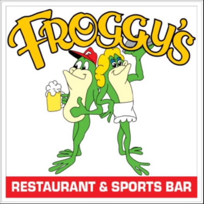 Froggy's Restaurant & Sports Bar Logo in Wadesville, Indiana