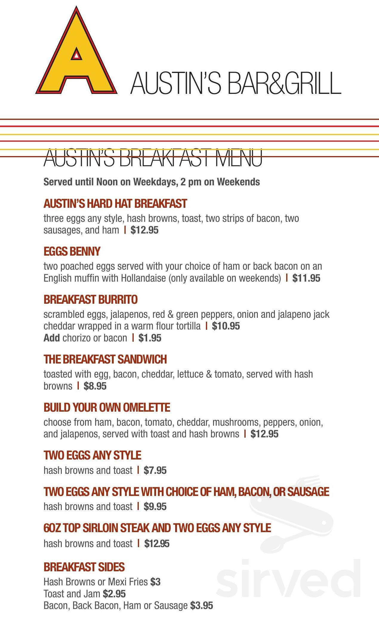 austins bar and grill 4th of july