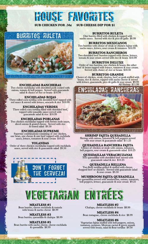 El Loro Mexican Restaurant menu in Coon Rapids, Minnesota, USA