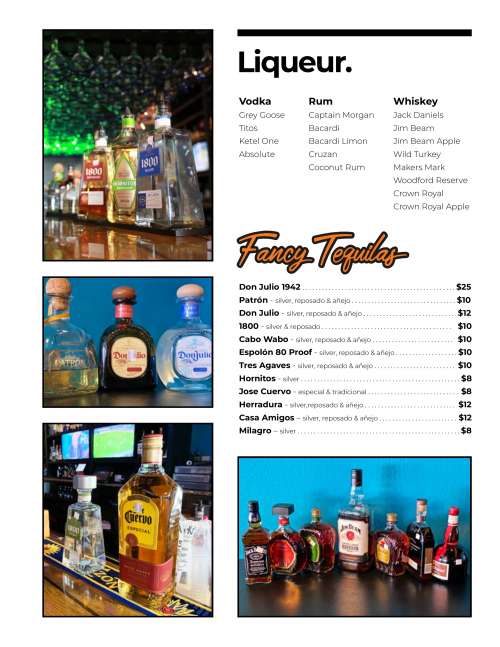 Los Amigos Bar & Grill Crazy Horse Marina menu in Virginia, USA