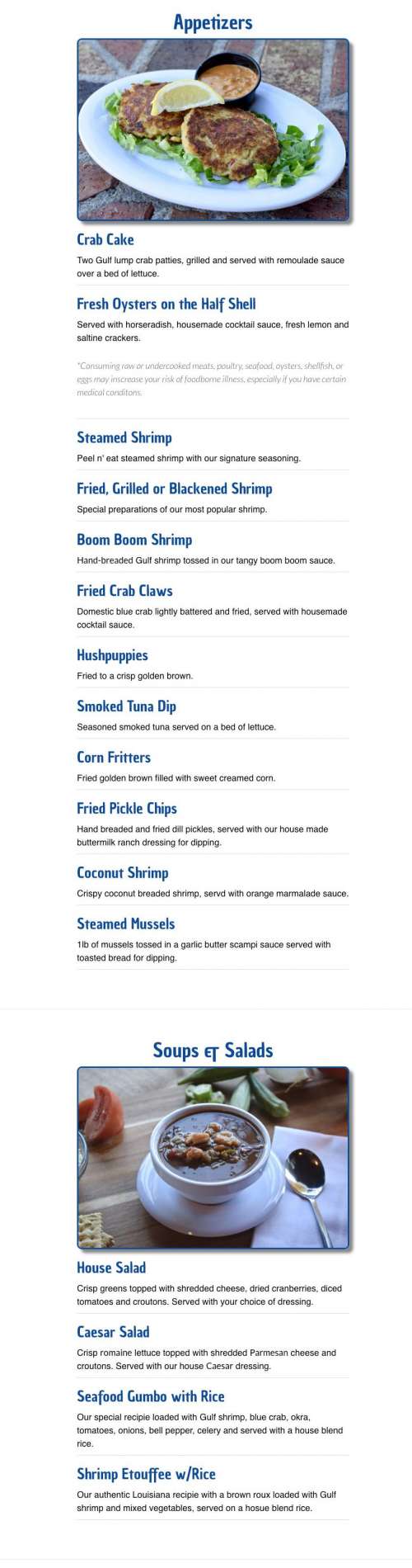 Shrimp Basket Menu In Mobile Alabama USA shrimp-basket-menu-in-mobile-alabama-usa