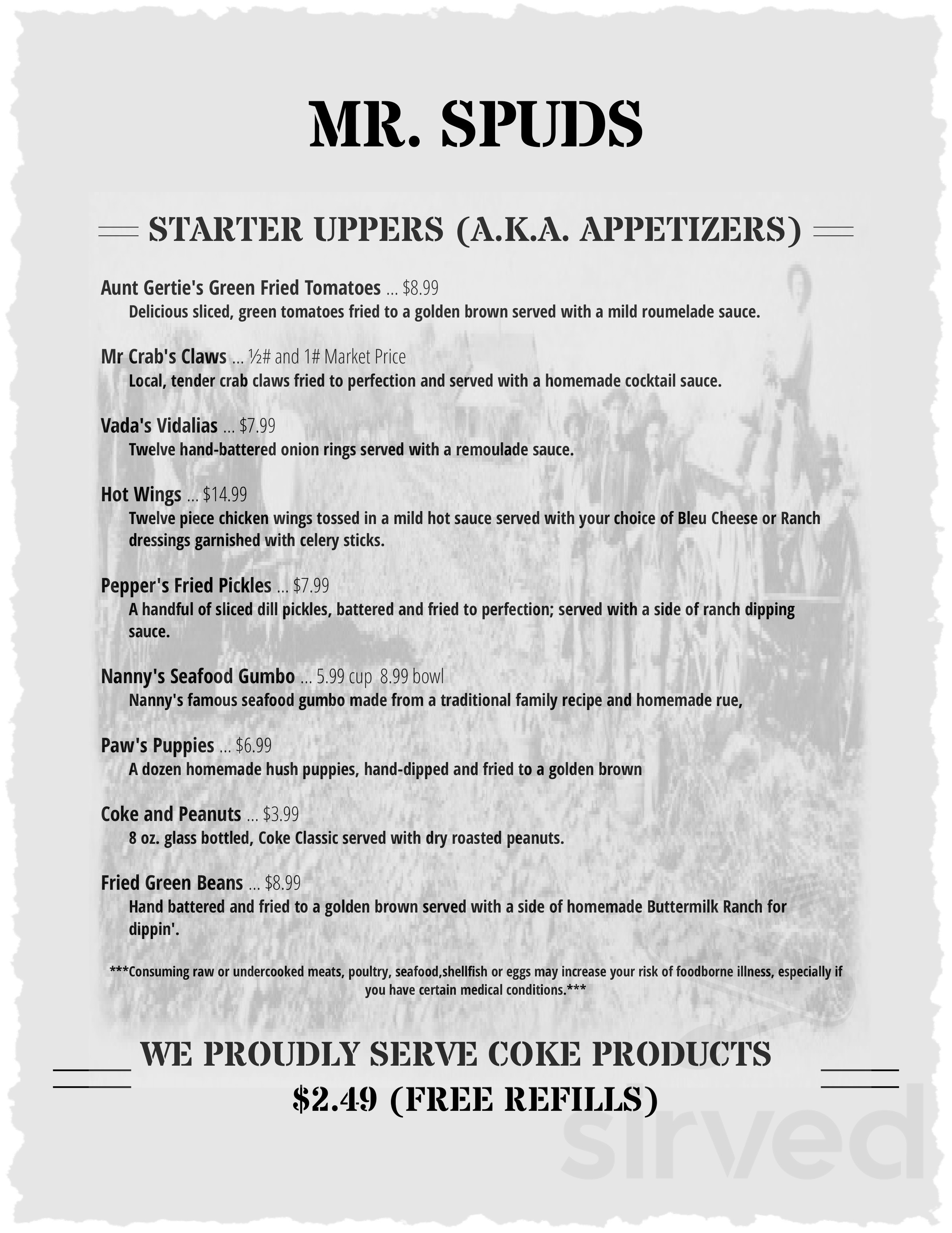 Mr Spuds Menu In Fairhope Alabama USA mr-spuds-menu-in-fairhope-alabama-usa