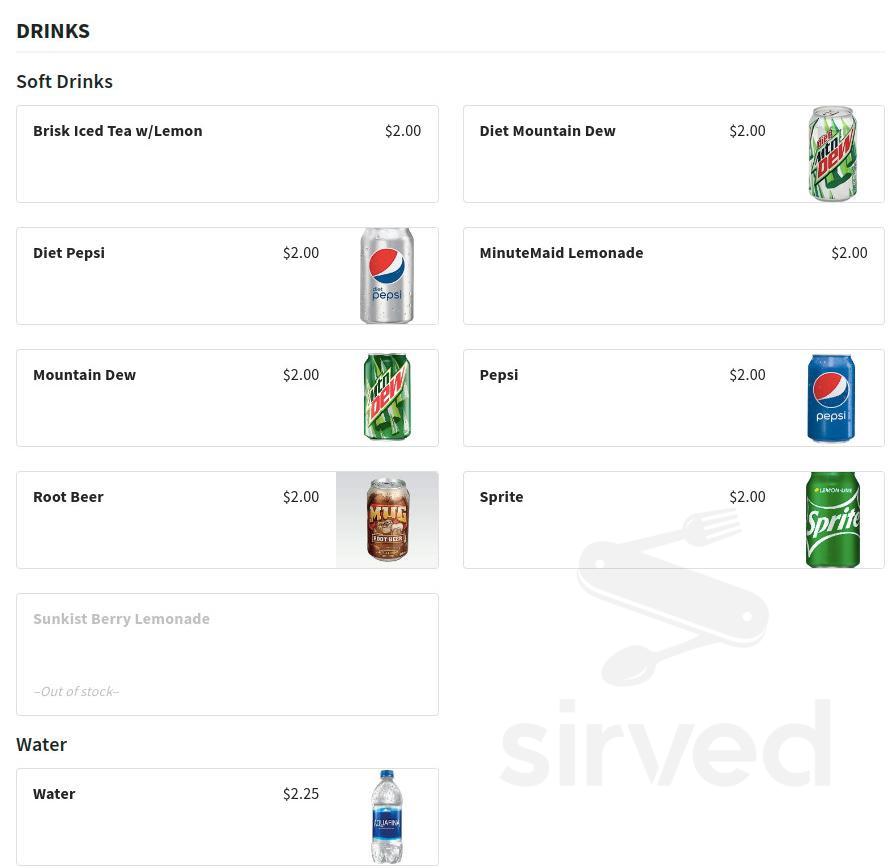 Sure Shot Tap House Menu - Greenville, Ohio | Sirved