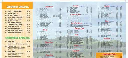 Menu for New Ming Garden Buffet and Grill in Waynesboro, VA | Sirved